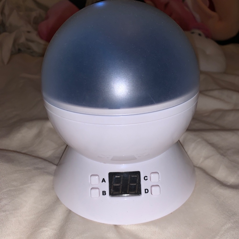 Moon and stars night light